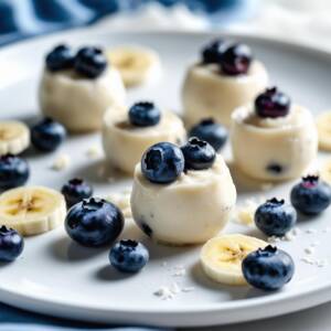 Blueberry Banana Yogurt Bites