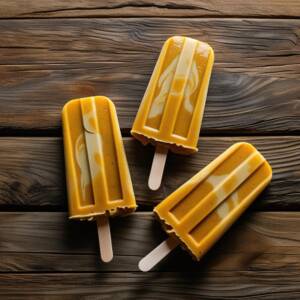 Peanut Butter Pumpkin Pupsicles